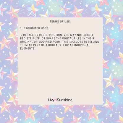 Set of 8 Holographic Stars Seamless Tiles - Ideal for Digital Scrapbooking, Printing, and Design Projects